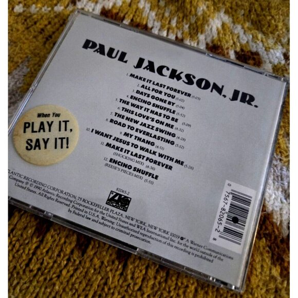Paul Jackson Jr. "Out Of The Shadows" CD 1988 Jazz - Picture 3 of 3